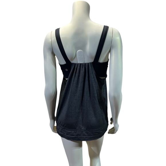 Lululemon Run Back On Track Tank - Empire Waist Layered Design - Size 8 - Picture 4 of 16